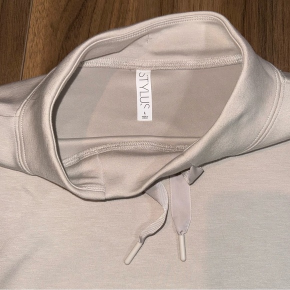 Stylus Womens Funnel Neck Long Sleeve Sweatshirt - Picture 3 of 4